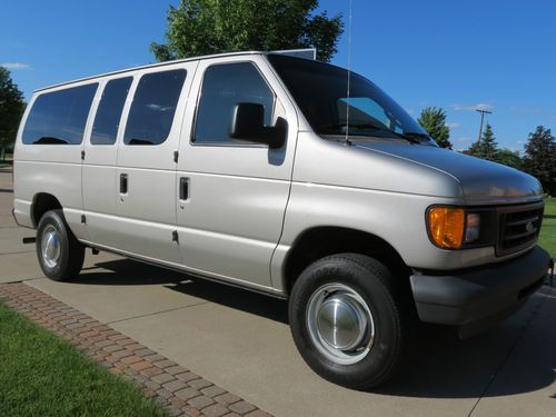 2003 ford e350 xl 12 passenger van low miles cruise one owner clean