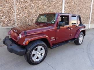 2007 jeep unlimited sahara 2wd-power windows-carfax certified-clean