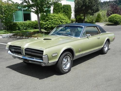 1968 mercury cougar xr-7 gt-e, numbers matching, 427, traction-loc
