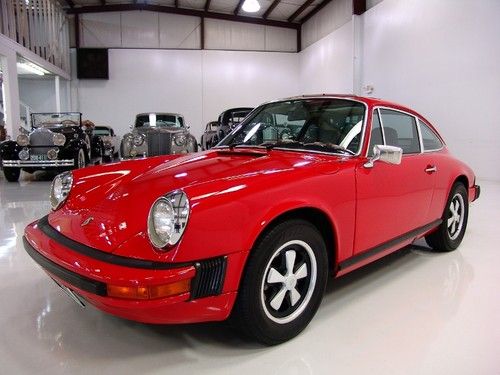 1975 porsche 911s coupe factory power sunroof #'s matching engine power windows