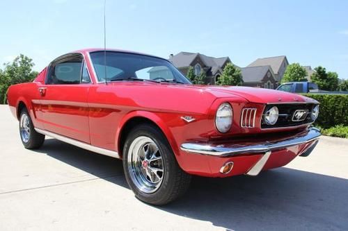 1966 fastback mustang c code red solid wow show car