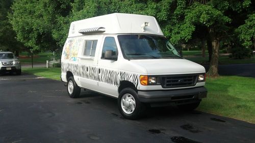 Ice cream truck 2007 e-250 mr. zebra