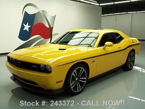 2012 dodge challenger srt8 392 yellow jacket sunroof 1k texas direct auto