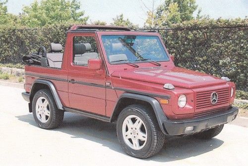 1991 mercedes benz g-class 300ge rare cabriolet