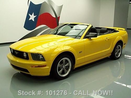 2006 ford mustang gt prem convertible 5-spd leather 58k texas direct auto