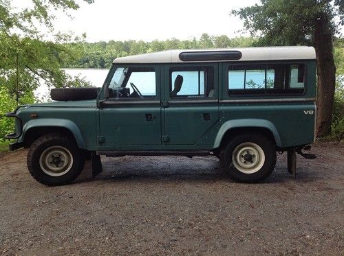 1985 land rover 110 defender 9 passenger