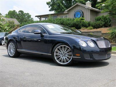 2010 bentley continental gt speed - convenience,madrona,wood/leather wheel,svcd!