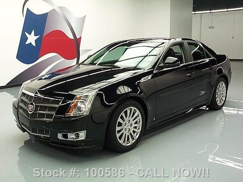 2010 cadillac cts 3.6l pano sunroof nav blk on blk 42k texas direct auto