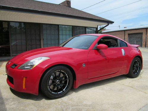 2004 nissan 350z red + extras 65k loaded upgrades fast &amp; furious nissan 350z