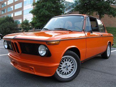 1974 bmw 2002 inka orange 4 spd fully restored amazing car!