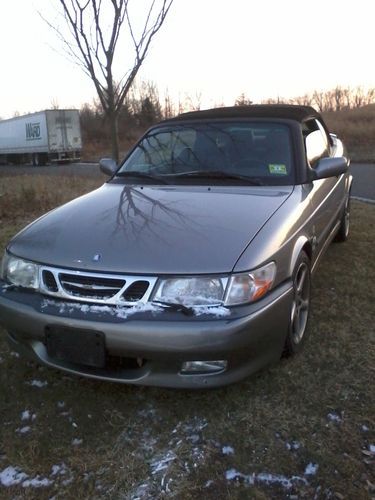 Nice 2001 saab 93 viggen conv 5spd  tubro fast cool car fof little $$