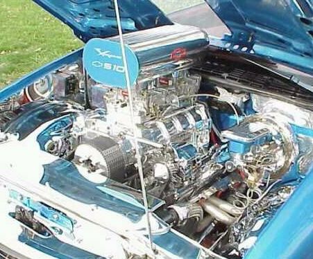 1994 blown pro street s10 extreme show truck - chromed &amp; blown s-10