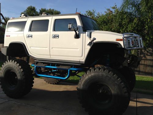 2003 hummer h2 lifted monster truck no reserve!!!!!!!
