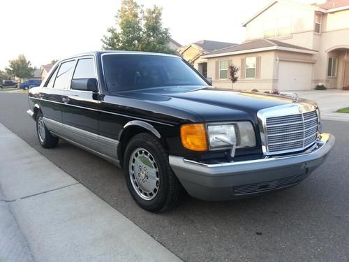 1986 mercedes 300sdl turbodiesel om603  w126 must sell!! all black ! no reserve!