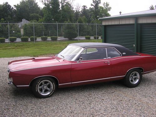 1968 ford torino "supercharged muscle car"