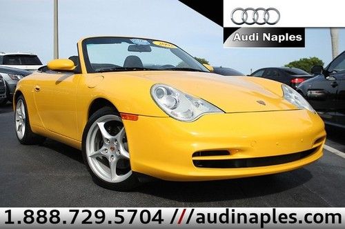 02 911 carrera cabriolet, 6-speed manual, super low miles! free shipping!