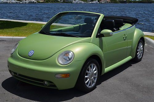 2004 volkswagen beetle convertible gls, clean carfax selling at no reserve !!