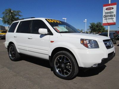 2007 4wd awd white automatic v6 leather sunroof 3rd row suv no reserve