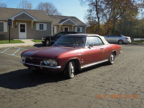 &#039;66 corvair  monza convertible from a time capsul; 38,000 original miles