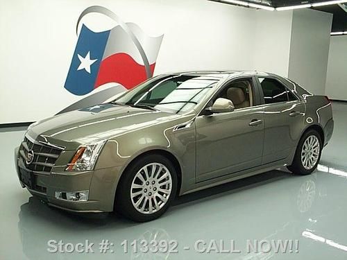 2011 cadillac cts 3.6l pano sunroof nav rear cam 44k mi texas direct auto