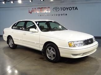 1999 toyota avalon xl pearl white gry leather sunroof v6 auto 52000 actual miles