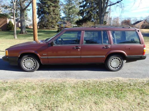 1992 volvo 740 wagon-98k-one owner-no reserve-no rust