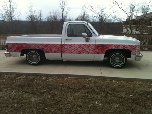 1986 chevy c10 short bed lowrider driver or rat rod or good project