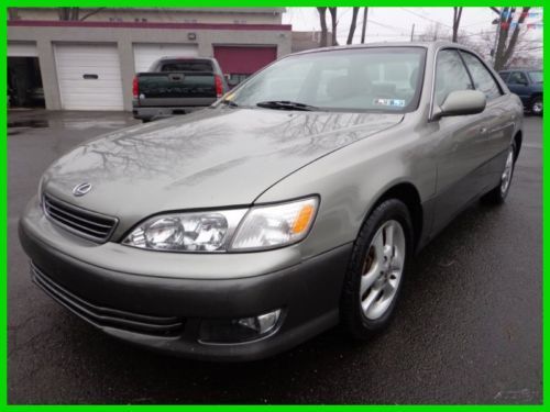 2001 lexus es300 v-6 leather sunroof clean carfax service records no reserve