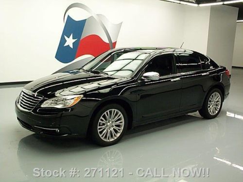 2012 chrysler 200 limited leather navigation 18&#039;s 22k! texas direct auto
