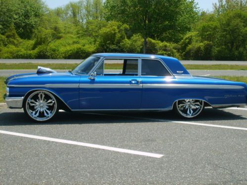 1962 BLUE BAGGED FORD GALAXIE 500 HARDTOP CUSTOM LOWRIDER SHOW CAR, US $24,...