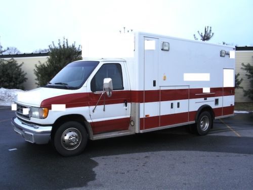 2002 ford e450 type iii ambulance 7.3l turbo diesel 3 day no reserve auction!!!!