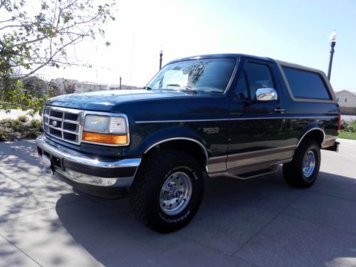 Fully loaded~excellent condition~gorgeous~100% california bronco 1992 1993 1994