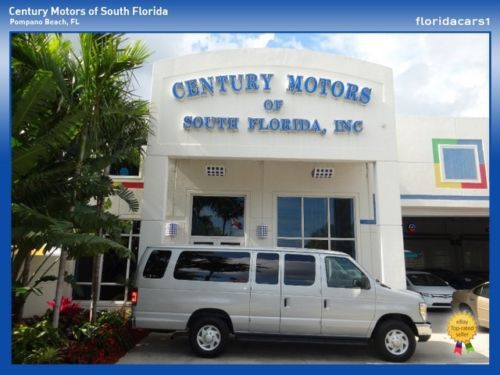 2008 ford e350 super duty xlt 12 passenger 5.4l v8 auto low mileage cpo warranty