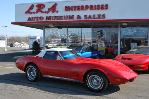 Chevy corvette convertible,only 46k on her, number matching automatic, no reserv