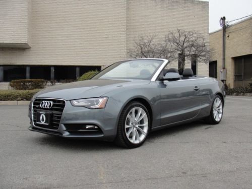 Beautiful 2013 audi a5 2.0t quattro cabriolet, only 16,523 miles, warranty