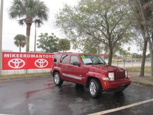 Awesome 2012 jeep liberty sport latitude 2wd loaded