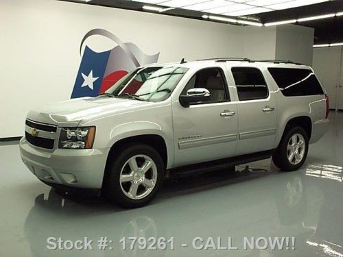 2010 chevy suburban 7-pass htd leather dvd rear cam 63k texas direct auto