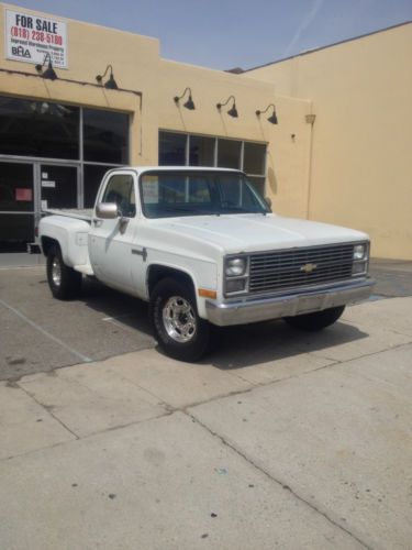 Rare chevy stepside long bed 3/4 ton 4-speed manual rust free low orig miles