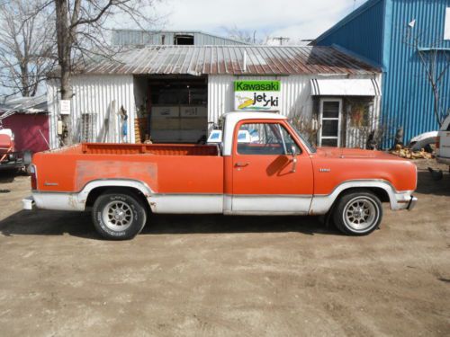 1972 dodge d100 adventurer 1/2 ton 2wd pickup truck classic