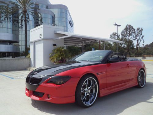 Bmw 645 ci custom convertible sport package