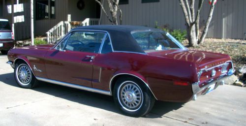 Original 1968 mustang coupe, 74,xxx original miles, runs well, wonderful car!