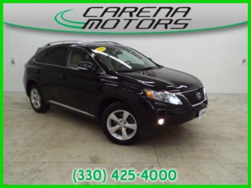 Clean carfax  heated leather back up assist  wholsale financing black  10 rx350