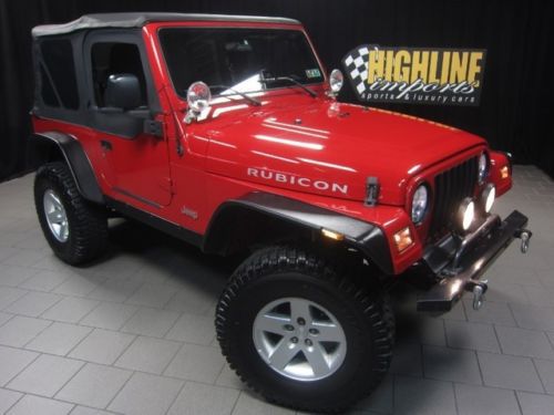 2004 jeep wrangler rubicon 4x4, 190hp 4.0l, 5-speed, new tires, upgrades!!
