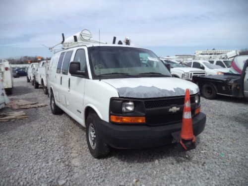 At&amp;t chevy cargo g35 under ground fiber optic emergency relief support vehicle