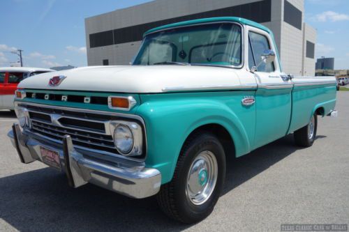 1966 ford f-100 390 two-tone classic with modern updates - restored - video