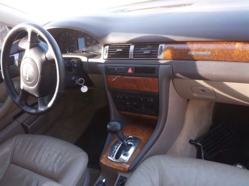 1998 audi a6 quattro..2.8 liter 6 cylinder, awd, leather, &#034;as is&#034;