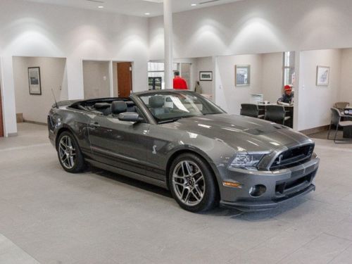 Shelby gt500 manual convertible 5.8l cd 5.8l 4v supercharged v8 engine  (std)