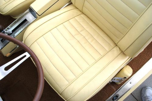 1967 Oldsmobile 442 Convertible Saffron Yellow Bucket Seats 400CID V8 Auto A/C, US $59,950.00, image 63