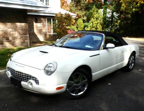 2002  ford thunderbird with 2 tops