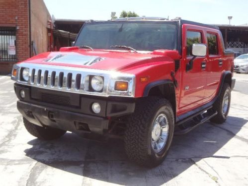 2005 hummer h2 sut damaged repairable runs! priced to sell! export welcome! l@@k